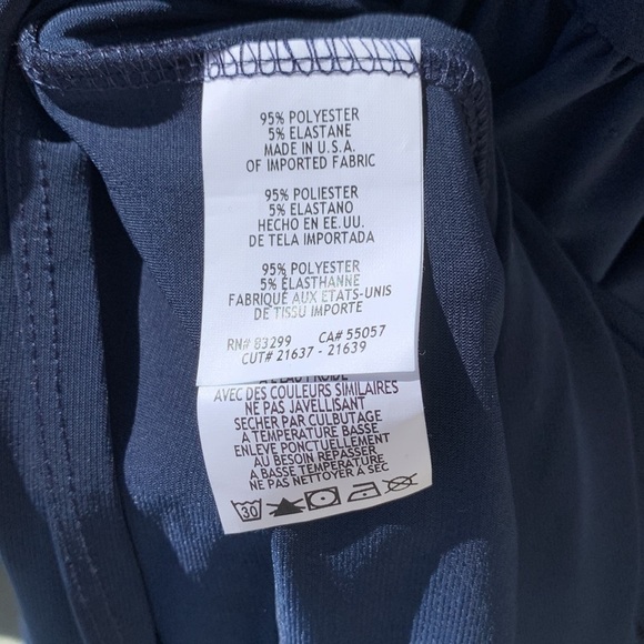 Nik AND NASH Short Sleeve Ruffled Babydoll Dress - Navy - Picture 10 of 15